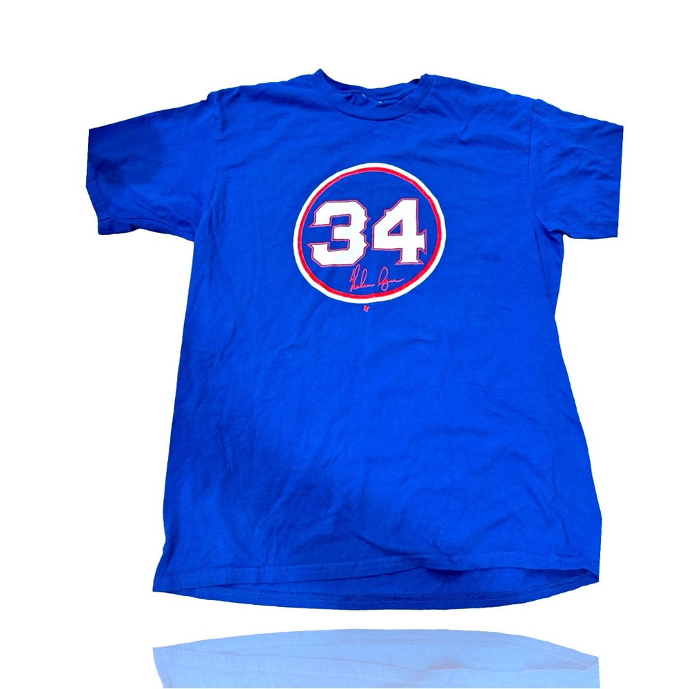 MLB: Nolan Ryan x Texas Rangers Vintage T-Shirt: Cy Young: Rangers Baseball